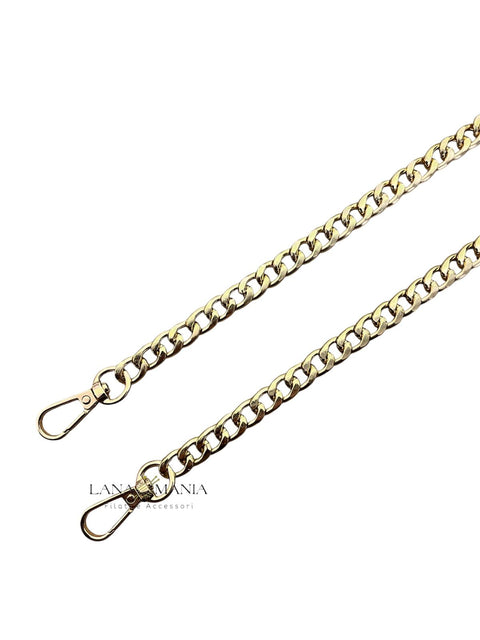 Catena in metallo 120cm con moschettoni