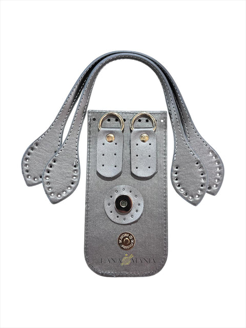 Kit per borsa: manici + patella + chiusura + laterali