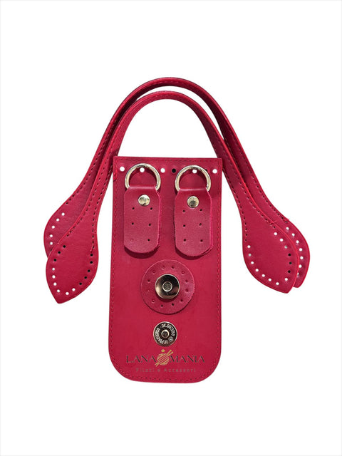 Kit per borsa: manici + patella + chiusura + laterali