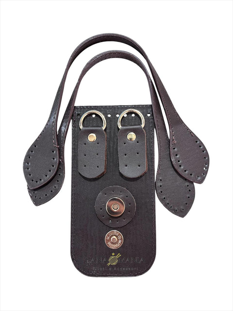 Kit per borsa: manici + patella + chiusura + laterali