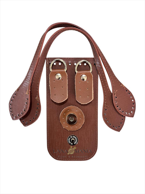 Kit per borsa: manici + patella + chiusura + laterali