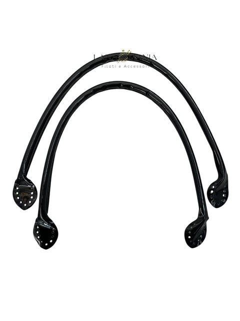 MANICI PER BORSA IN ECOPELLE METALLIZZATA 59CM