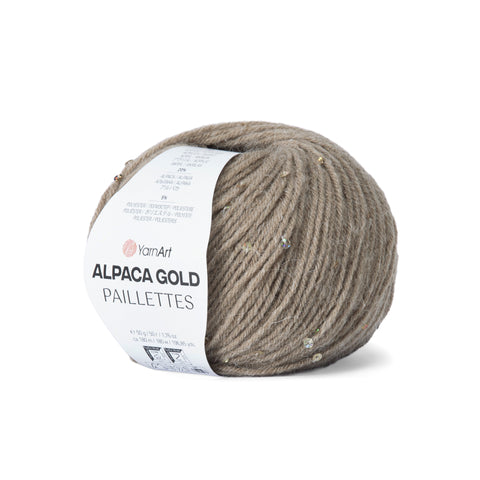 Yarnart Alpaca Gold Paillettes - alpaca