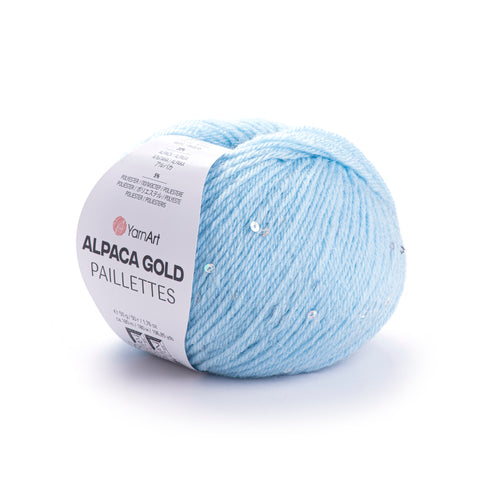 Yarnart Alpaca Gold Paillettes - alpaca