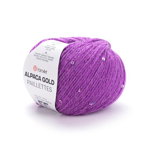 Yarnart Alpaca Gold Paillettes - alpaca