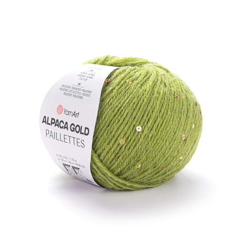 Yarnart Alpaca Gold Paillettes - alpaca