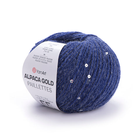 Yarnart Alpaca Gold Paillettes - alpaca