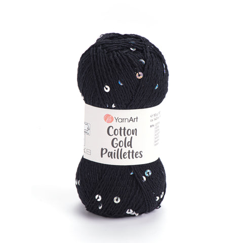 YarnArt Cotton Gold Paillettes - cotone