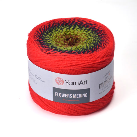 YarnArt Flowers Merino - misto lana