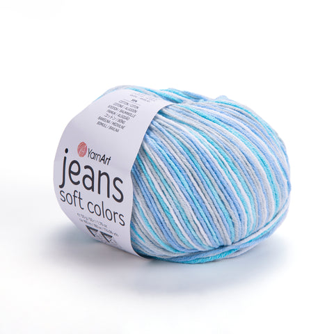 YarnArt Jeans Soft Colors -  misto acrilico
