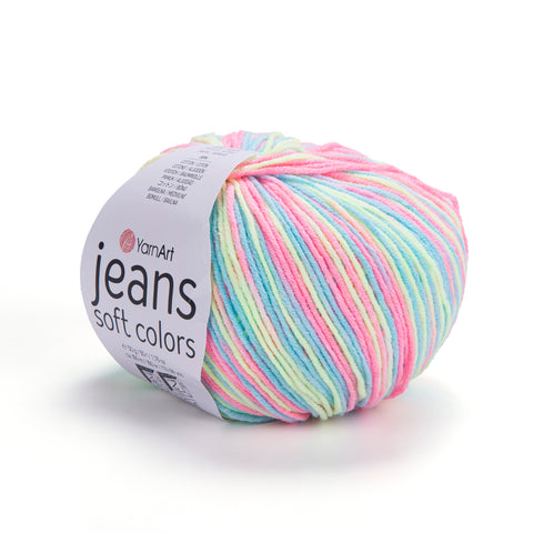 YarnArt Jeans Soft Colors -  misto acrilico