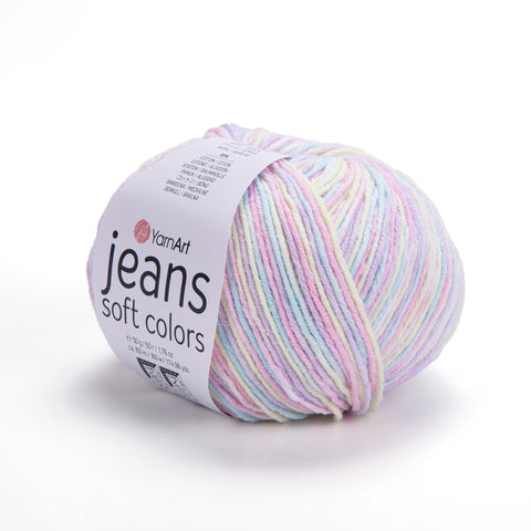 YarnArt Jeans Soft Colors -  misto acrilico
