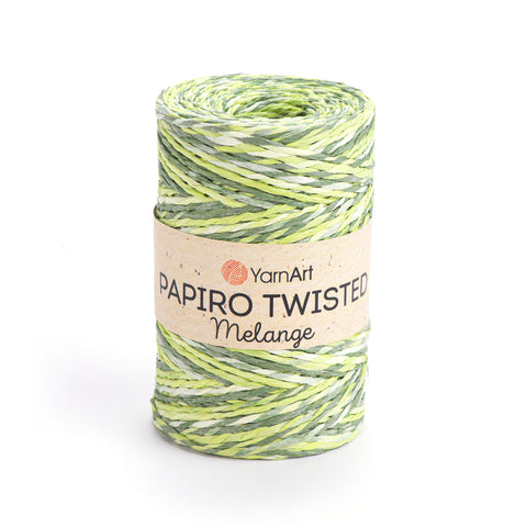 YarnArt Papiro Twisted Mélange - rafia