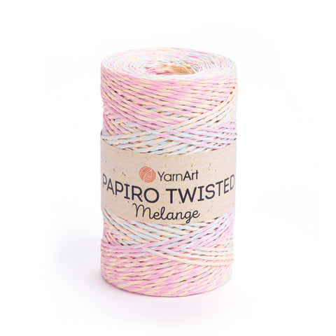 YarnArt Papiro Twisted Mélange - rafia