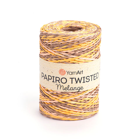 YarnArt Papiro Twisted Mélange - rafia