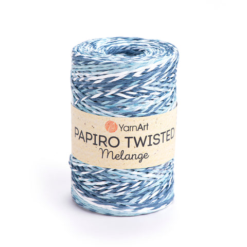 YarnArt Papiro Twisted Mélange - rafia