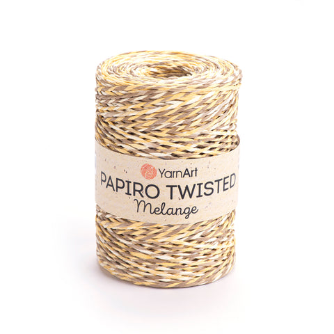 YarnArt Papiro Twisted Mélange - rafia
