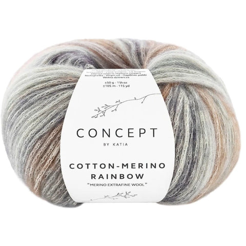 Katia Concept Cotton - Merino Rainbow - wool blend
