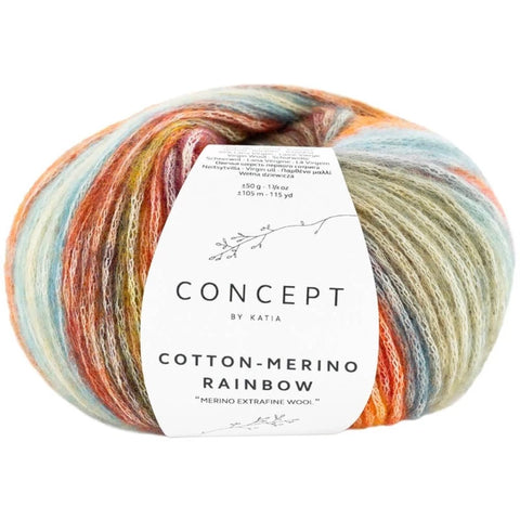 Katia Concept Cotton - Merino Rainbow - wool blend
