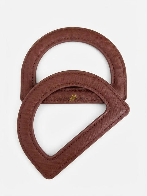 Manici per borsa ovali in ecopelle